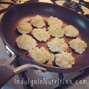 pan-grilled chicken and squash nuggets