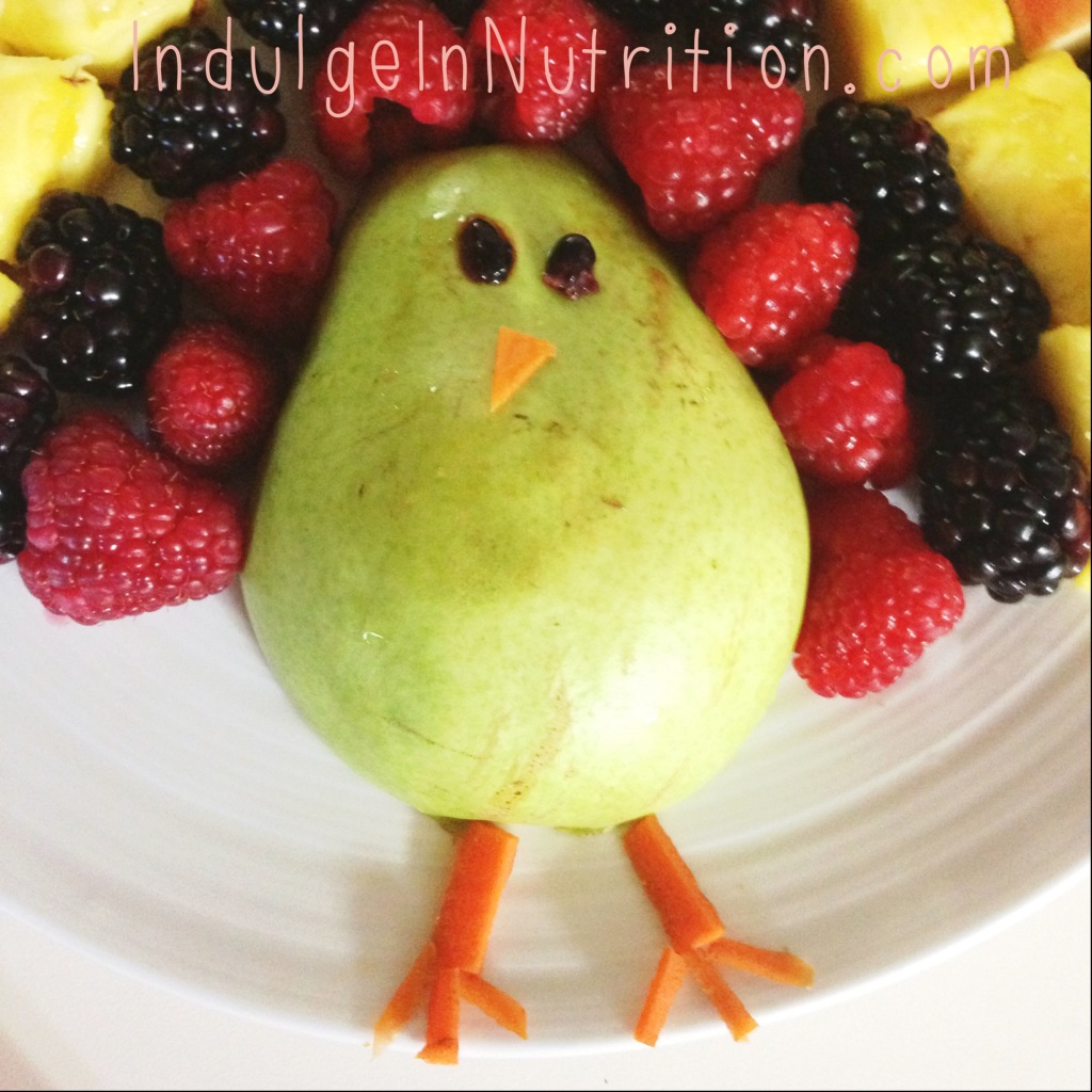 Indulge in Nutrition – Thanksgiving Fruit Turkey