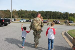 Coming home from deployment